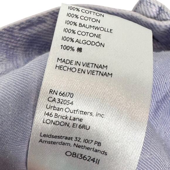 Urban Outfitters Lena Wide Leg Jean Lavender 26 High Waisted Relaxed Fit - Picture 7 of 7